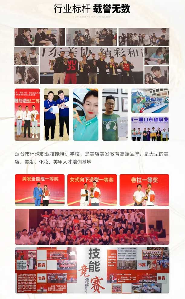 煙台環球職業技能培訓學校載譽無數