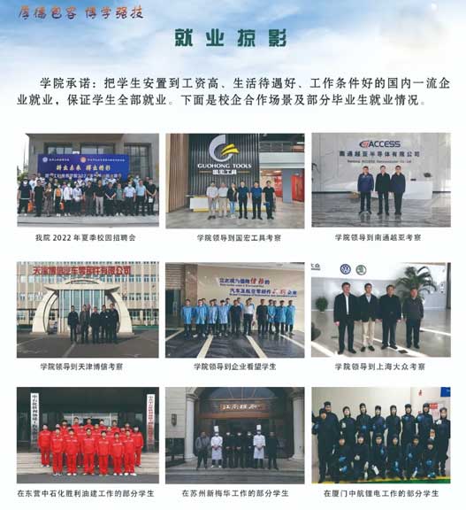 菏澤工程技師學院就業縮影