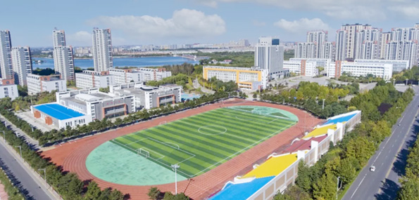 安丘職業中等專業學校俯瞰圖