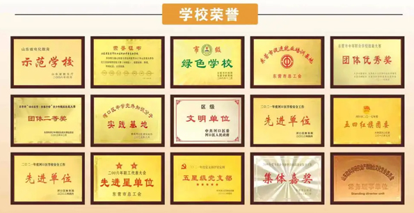 東營市河口區職業中等專業學校榮譽