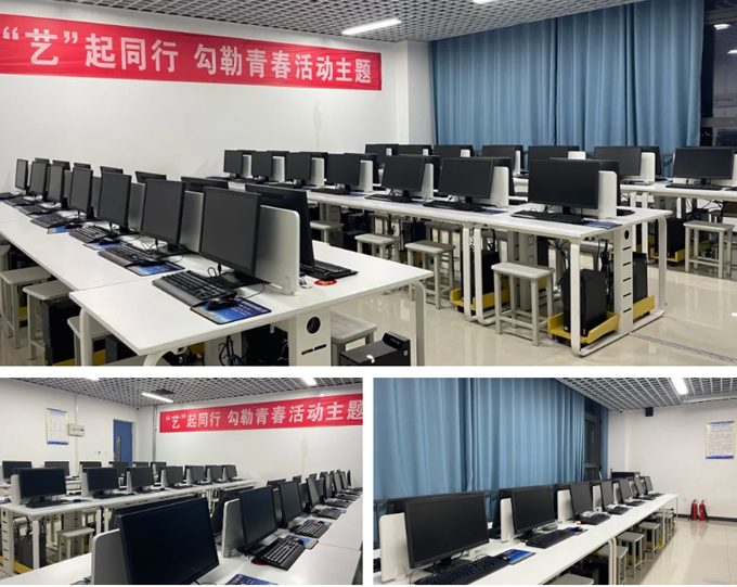 菏澤城建技工學校商貿技術係實訓條件