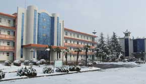 校園雪景